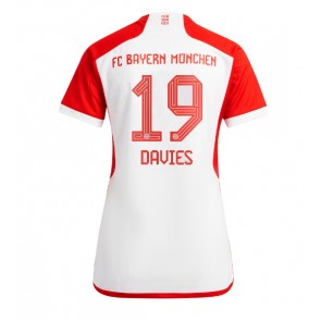 Bayern Munich Alphonso Davies #19 Hjemmebanetrøje Dame 2023-24 Kort ærmer